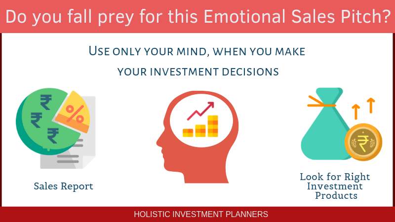 Emotional sales pitch