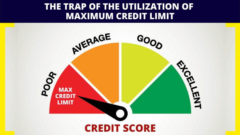 The trap of utilization of maximum credit limit
