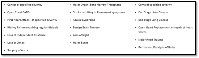 Life Option 19 critical illnesses