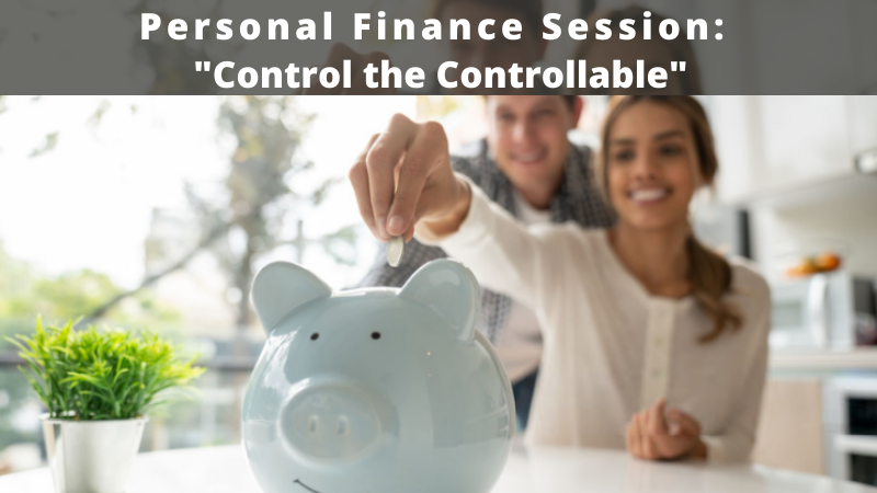 Personal finance session control the controllable