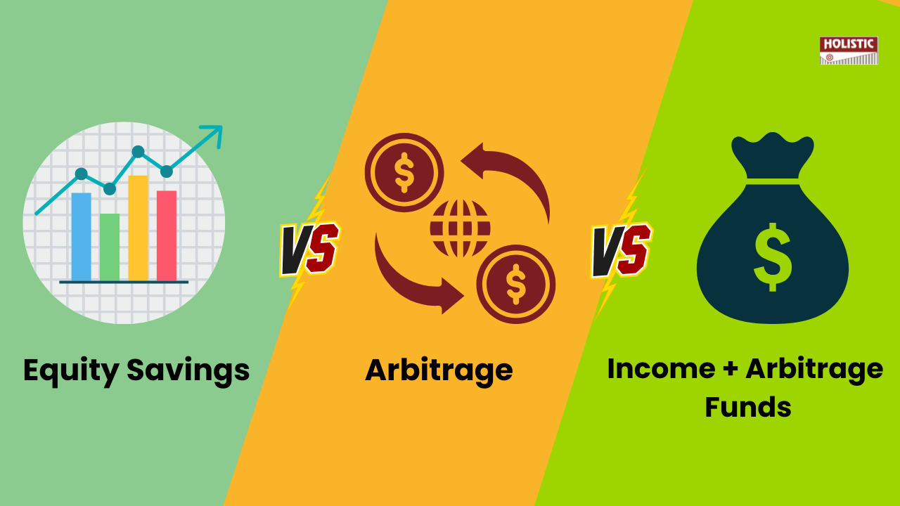 Equity Savings Vs Arbitrage Vs Income + Arbitrage Funds: Which Low-Risk, Tax-Efficient Option is Right for You