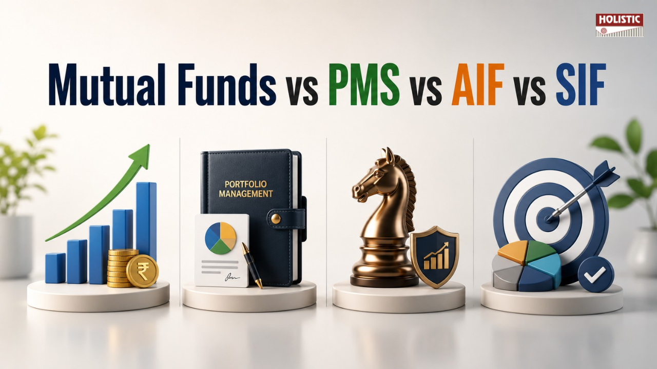 Mutual Funds vs PMS vs AIF vs SIF: Which Investment Vehicle Is Right for You?