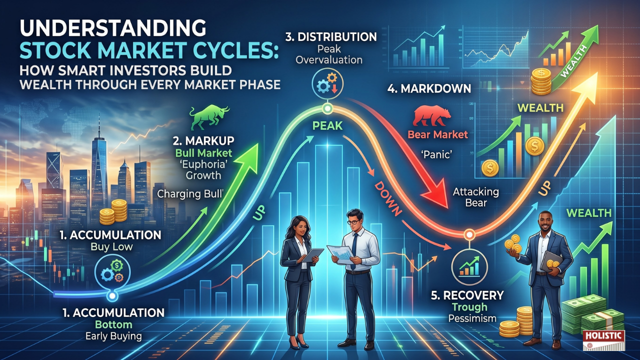 Understanding Stock Market Cycles: How Smart Investors Build Wealth Through Every Market Phase