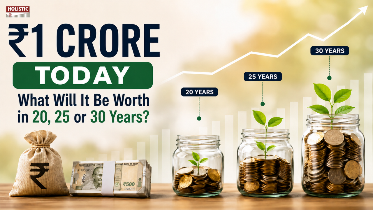 ₹1 Crore Today: What Will It Be Worth in 20, 25 or 30 Years?